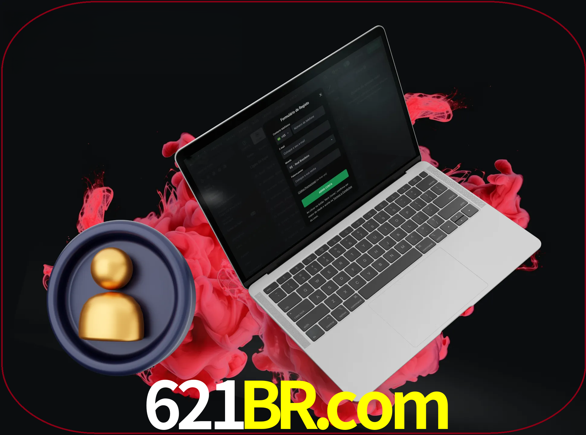 No cabeçalho do site 621br, clique no botão que o levará a um formulário especial onde terá de introduzir as suas informações actuais.