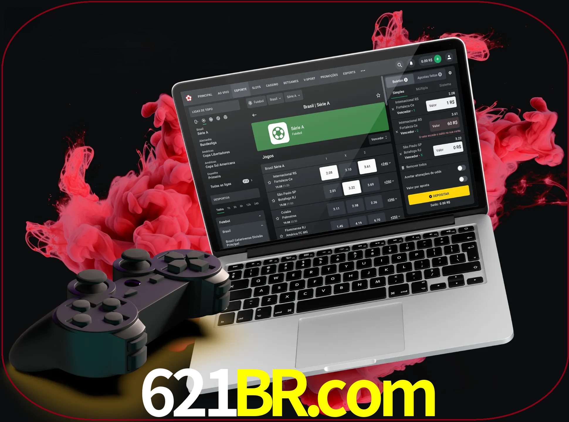 Visite a secção especial de jogos de vídeo em 621br para descobrir em que jogos pode apostar e ganhar muito dinheiro.
